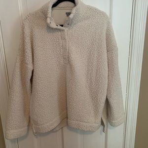 Aerie Oversized Fuzzy Pullover Size Medium